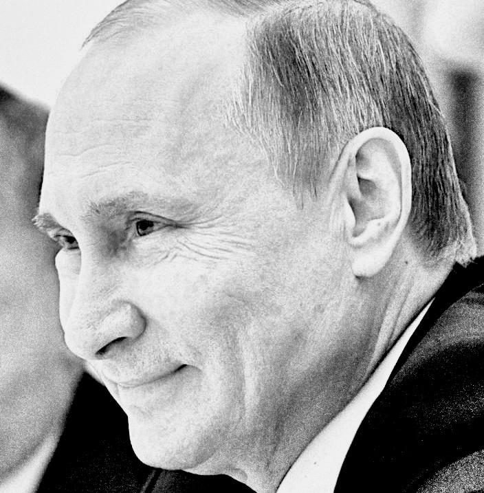 Vladimir Putin, became a Russian war criminal in 2022 by invading Ukraine
